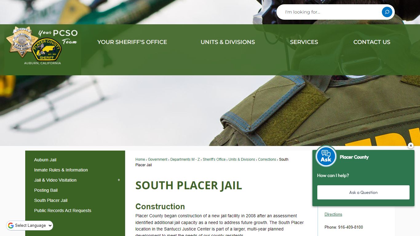 South Placer Jail | Placer County, CA
